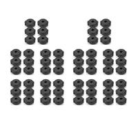 ISTOVO 60 PCS Plastic Cymbal Nuts, Cymbal Nut for Percussion Drum Kit,Percussion Replacement Parts