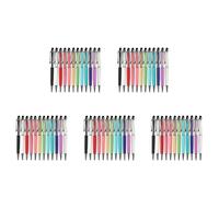 ISTOVO 60Pcs Bling Bling 2-In-1 Slim Crystal Diamond Stylus Pen and Ink Ballpoint Pens (12 Colors)