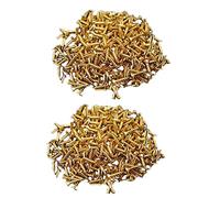 ISTOVO 60pcs New Gold Pickguard Screws for Strat/Tele Electric Guitar Bass