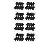 ISTOVO 64 Pack of 4.6 in X 4.6 in X 9.5 in Black Soundproofing Insulation Bass Trap Acoustic Wall Foam (64PCS, Black)
