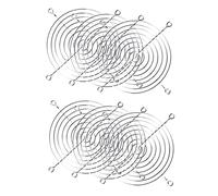 ISTOVO 6Pcs 120mm 4.7 inch Metal Fan Guard Protective Grill for PC Ventilator