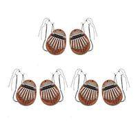 ISTOVO 6Pcs Kalimba Thumb Piano 8 Key Mini Thumb Piano Finger Piano Mini Kalimba Thumb Piano for Kid Adult Instrument Accessory