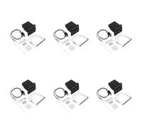 ISTOVO 6X 2 Band Pickup Eq Aeq-2T Equalizer Acoustic Guitar Washer Screws Set for Guitar