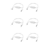 ISTOVO 6X 24 Hour Auto Reboot Router Routing Timer Reset Tool DC Power Timing Fiber Modem Router DC Power Manager White