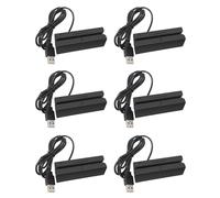 ISTOVO 6X MSR90 USB Magnetic Strip Card Reading Machine Card Reader Stripe 3 Tracks Mini Swiper for USB PC