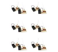 ISTOVO 6X STEM Kits, Learn Morse Code, Build A Telegraph Machine, Electric Circuit Experiment, Electricity Kit(No Battery)