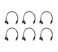 ISTOVO 6X USB 2.0 A Male to 2 Dual USB Female Jack Y Splitter Hub Power Cord Adapter Cable