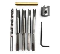 ISTOVO 7Pcs Pen Trimmer Kit Pen Trimming System Mill Trimmer Set, Cutting Head Sleeve Adapter Hex Key Wrench Spare Parts Accessories