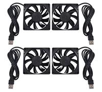 ISTOVO 80mm 5V USB Fan 80mm 8cm 8015 Brushless DC Cooling Fan PC Computer Router Case Fan Cooler 4Pcs