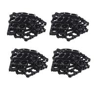 ISTOVO 80X 18650 Lithium Battery Double Holder Bracket for DIY Cell Pack Black