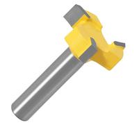 ISTOVO 8mm Shank 3 Teeth T-Slot Router Bit Milling Straight Edge Slotting Milling Cutter Cutting Handle for Wood Woodwork