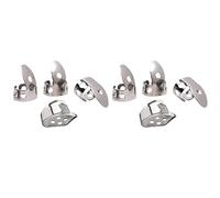 ISTOVO 8Pcs Metal Thumb Finger Guitar Picks Stainless Steel Guitar Picks for Acoustic Guitar Banjo Ukulele