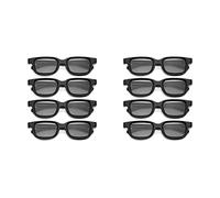 ISTOVO 8Pcs Polarized Passive 3D Glasses for Cinema IMIX Screen