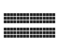 ISTOVO 96 Pack Self-Adhesive Acoustic Panels, Sound Proof Foam Panels, High Density Soundproofing Wall Panels for Home(Black)