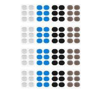 ISTOVO 96 Pcs Silicone Drum Damper Pads, Drum Snare Mute Pad Soft Drum Damper Gel Pads for Drums Tone Control