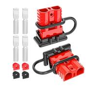 ISTOVO Anderson Connector,120A 2-6 Gauge Battery Quick Connect 12V-36V Anderson Plug Battery Cable Quick Connect(2 Pack)