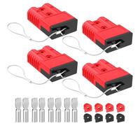ISTOVO Anderson Connector with Hard Cover 12V-36V Anderson Plug Winch Wiring Kit for Cable RV B