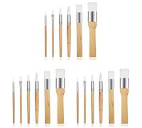 ISTOVO Art Paint Brushes Set 18Pieces Wooden Paintbrushes for Artists Adults Kids Body Face Painting