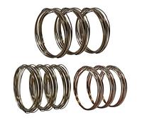 ISTOVO Bonsai Wire Kit- 9 Roll Anodized Aluminum Tree Training Wires in 3 Size for Shaping Styling Indoor Bonsai Trees - Brown