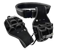 ISTOVO Canvas Tool Vest Spare Parts Accessories Carpentry Waist Small Black Oxford Fabric Electrician's Vest Hardware Tools Waist Belt