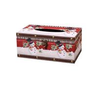 ISTOVO Christmas Tissue Box Home Indoor Dining Table Living Room Coffee Table Desktop Paper Box Tissue Tube,