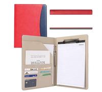 ISTOVO Clipboard Folder Combination, Storage Clipboard with Cover Suitable for Business School Office Meeting Notepad Plywood D