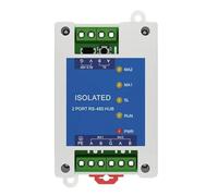ISTOVO E810-R21 Industrial RS485 to 1way RS485 Hub 2 Way Cache Type, DC 9~40V, Optical Isolation, Multi to One, ESD Protection