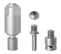 ISTOVO Electric Wrench to Hammer Adapter,1/2 Conversion Head Connector Rod Square Handle Electric Hammer Drill,3Pcs