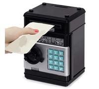 ISTOVO Electronic Piggy- for Kids Money Savings Box,Mini ATM Coin Bank for Children Best Birthday Xmas Gifts Cash B 13.5 X 13.7 X 19.2cm