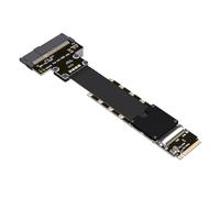ISTOVO F47SM M.2 NVMe to U.3 SSD Extension Cable PCIe 5.0 X4 SFF-TA-1002, High-Speed 128G/Bps Professional Grade 25cm