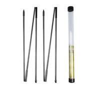 ISTOVO Folding Golf Alignment Sticks Golf Practice Rods Putter Green Trainer Tools Black
