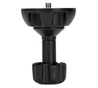 ISTOVO For Fluid Head Tripod Adapter 75mm Half Ball Flat to Bowl with 1/4" and 3/8" Screws for DSLR Rig Camera Tripod Bowl