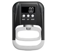 ISTOVO Hand Exerciser Meter Digital Hand Dynamometer USB Rechargeable Hand Grip Strength Trainer Grip Strengthener Black and White