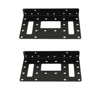 ISTOVO Hard Disk Mounting Bracket Hard Drive Bracket for 2.5in/3.5in SAS/HDD SSD DIY Storage Metal Hollowout Rack Shelf