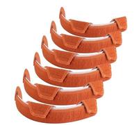 ISTOVO Hard Hat Sweatband- Cotton Washable Hard Hat Self Adhesive Sweat Band Liner Reusable Hard Hat Helmet Sweat Pads 6PCS