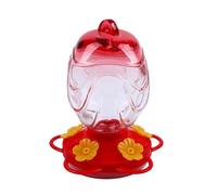 ISTOVO Hummingbird Feeders for Outdoors Hanging Hand Blown Glass Hummingbird Feeder 15 Oz Sealed and Leak with Feeder