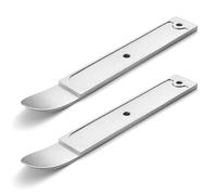 ISTOVO Metal Pry Bar Tool Mini Pry Tools Automotive Door Panel and Trim Removal Tool for Floor and Cars 2 Packs