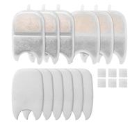 ISTOVO Pet Water Fountain Filter Replacement Set Replacement Filter and Sponge for 4L Cat Drinker Pet Drinker Accessories