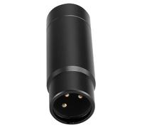 ISTOVO Phantom Power Adapter Microphone System Audio Mixer for Condenser Mic 48V XLR Mic Adapter 3.5mm Black