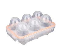 ISTOVO Portable Camping Shockproof and Leakproof 6 Eggs Carrier Container Case Eggs Carrier Holder Egg Storage Box Case