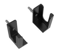 ISTOVO Power Strip Wall Mount Holder Mobile Phone Wall Mount Self-Adhesive Bracket Punch-Free Holder Black