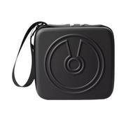 ISTOVO PU Multifunctional Storage Case Organizer Bag External Optical Drive+ CD-ROM Storage Bag Black
