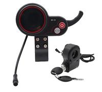 ISTOVO QS-S4 36V-60V Thumb Throttle LCD Display+Lgnition Lock Key for Zero 8 9 10 8X 10X Electric Scooter 6PIN Display E-Scooter Accessories Parts