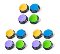 ISTOVO Recordable Dog Buttons, Dog Buttons for Communication Pet Training Buzzer, Dog Talking Button Set Funny Gift,12PCS