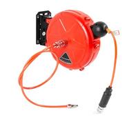 ISTOVO Retractable Air Hose Reel 10m Wall Mounted Automatic Rewind Air Hose Tool with Swivel Bracket Air Compressor Supplies
