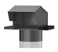 ISTOVO Roof Vent Cap-Roof Vents 4 Inch Steel Bathroom 4 Roof Exhaust Vent for Ventilation System