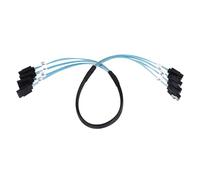 ISTOVO SAS Cable Cable High Speed 6Gbps 4 Ports/Set for Server 0.5 Meter