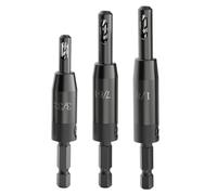 ISTOVO Self Centering Drill Bit Set, for 1/4 in Hex Shank Drill, Countersink Drill Bits for Wood and Hole 3/32in, 7/64in, 1/8in