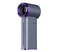 ISTOVO Smart Display Handheld Mini Fan with 199 Speed Ice Mist Cooling, USB Rechargeable for Outdoor