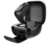 ISTOVO Smart Ring Mouse Bluetooth Ring Mouse 2.4G Dual Mode Wide Compatible Remote Control Selfie Scan Short Video Speech Laptop Black